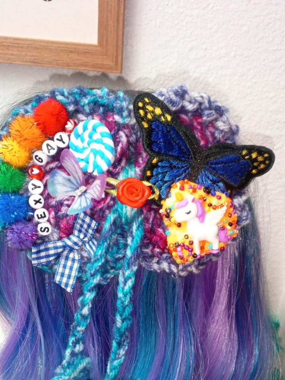 Pride Decorative Crocheted Bow